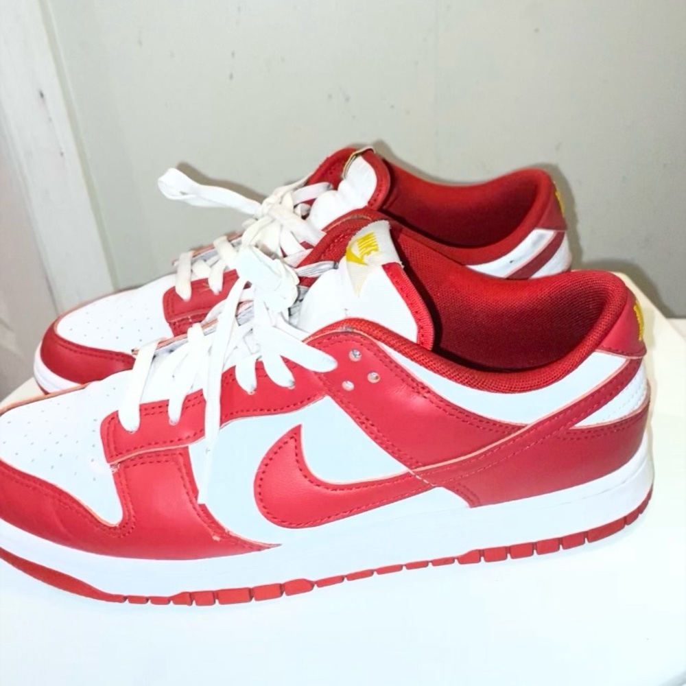 NIKE DUNK LOW RETRO   IN BOX  RED-WHITE
9
UK 8
cm 27
BR 40.5 EUR 42.5